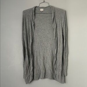 H&M Light Gray Open Cardigan